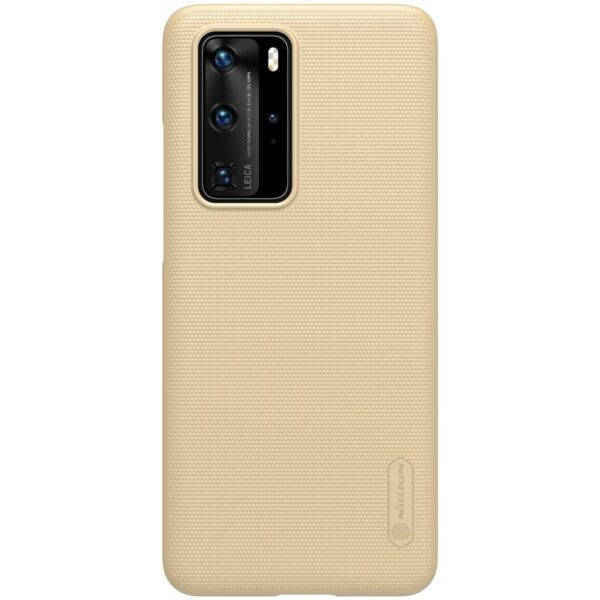 Nillkin Super Frosted Shield - Etui Huawei P40 Pro (Golden) - obrazek 3