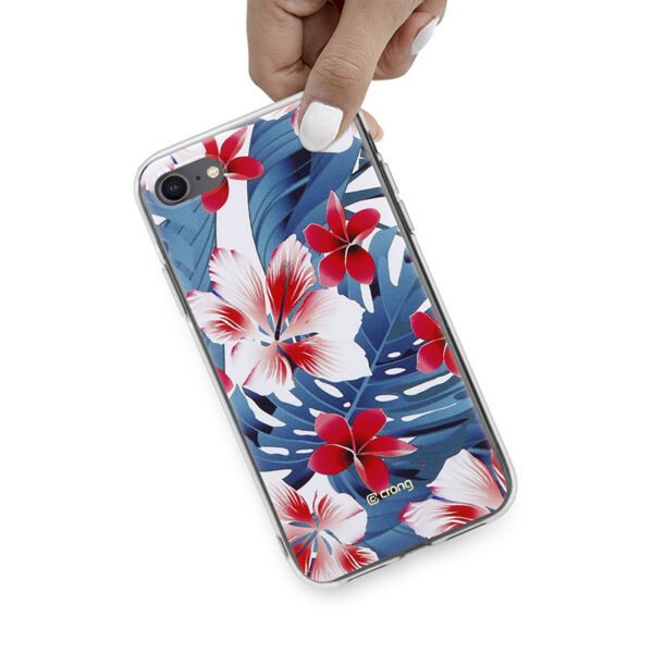 Crong Flower Case - Etui iPhone SE (2022/2020) / 8 / 7 (wzór 03) - obrazek 6