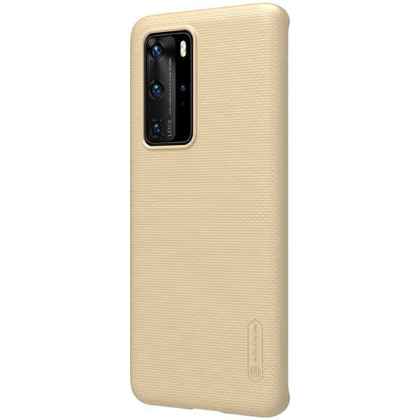 Nillkin Super Frosted Shield - Etui Huawei P40 Pro (Golden) - obrazek 4