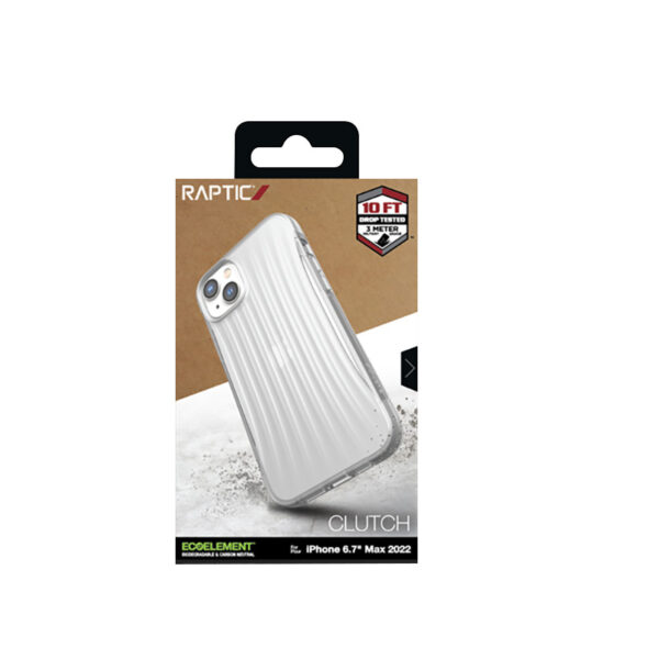 X-Doria Raptic Clutch - Biodegradowalne etui iPhone 14 Plus (Drop-Tested 3m) (Clear) - obrazek 8