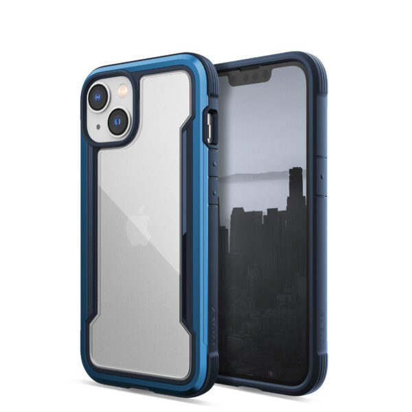 X-Doria Raptic Shield - Etui aluminiowe iPhone 14 (Drop-Tested 3m) (Marine Blue) - obrazek 5