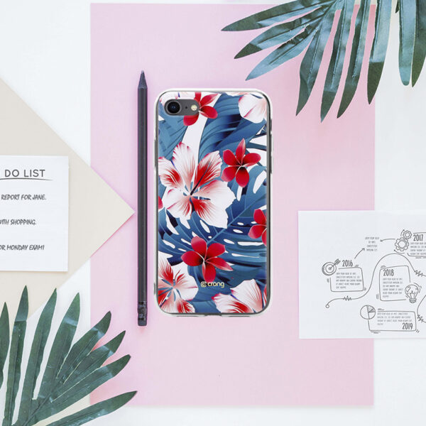 Crong Flower Case - Etui iPhone SE (2022/2020) / 8 / 7 (wzór 03) - obrazek 7