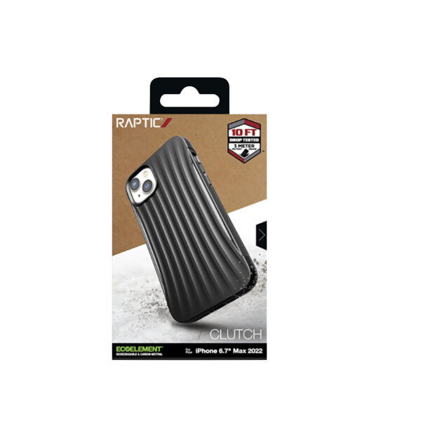 X-Doria Raptic Clutch - Biodegradowalne etui iPhone 14 Plus (Drop-Tested 3m) (Black) - obrazek 8