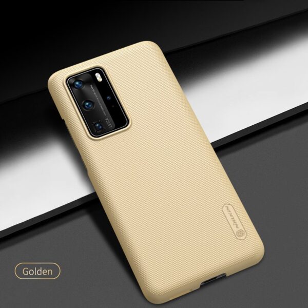 Nillkin Super Frosted Shield - Etui Huawei P40 Pro (Golden) - obrazek 7