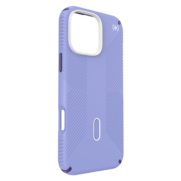 Speck Presidio2 Grip ClickLock & MagSafe - Etui iPhone 16 Pro Max (Future Lavender / Cassis Purple / White) - obrazek 3