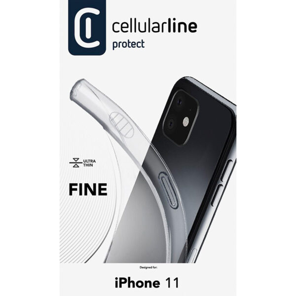 Cellularline Fine - Etui iPhone 11 (przezroczysty) - obrazek 4