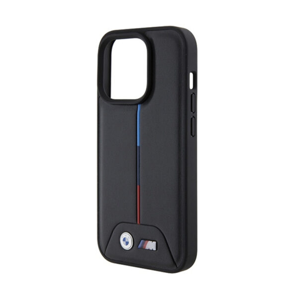 BMW Quilted Tricolor - Etui iPhone 15 Pro Max (czarny) - obrazek 6