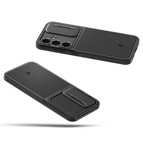 Spigen Optik Armor - Etui do Samsung Galaxy S24 (Czarny) - obrazek 11