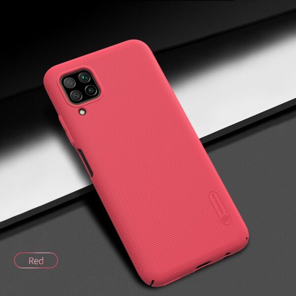 Nillkin Super Frosted Shield - Etui Huawei P40 Lite / Nova 7i / Nova 6 SE (Bright Red) - obrazek 4