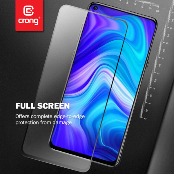 Crong 7D Nano Flexible Glass - Szkło hybrydowe 9H na cały ekran Xiaomi Mi 10 Lite - obrazek 5