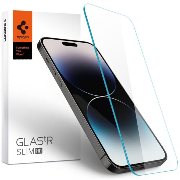 Spigen Glas.TR Slim - Szkło hartowane do iPhone 14 Pro