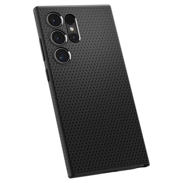 Spigen Liquid Air - Etui do Samsung Galaxy S24 Ultra (Matte Black) - obrazek 7