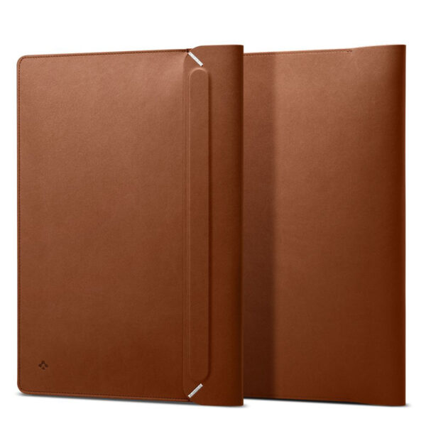 Spigen Valentinus Sleeve Laptop - Etui na notebooka 15" / 16" (Classic Brown)