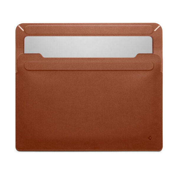 Spigen Valentinus Sleeve Laptop - Etui na notebooka 15" / 16" (Classic Brown) - obrazek 3