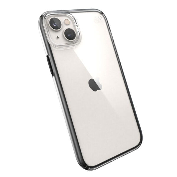 Speck Presidio Perfect-Clear with Impact Geometry - Etui iPhone 15 Plus / 14 Plus z powłoką MICROBAN (Clear / Black) - obrazek 7