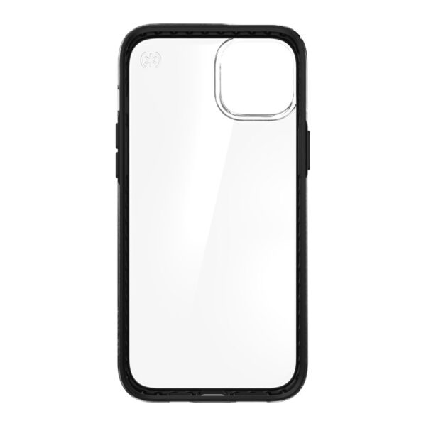 Speck Presidio Perfect-Clear with Impact Geometry - Etui iPhone 15 Plus / 14 Plus z powłoką MICROBAN (Clear / Black) - obrazek 8