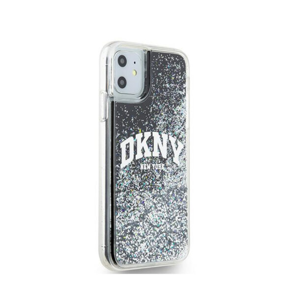 DKNY Liquid Glitter Big Logo - Etui iPhone 11 (czarny) - obrazek 4