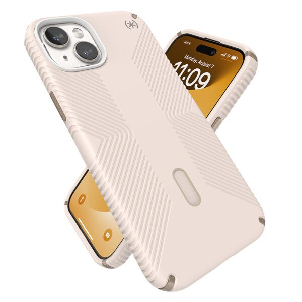 Speck Presidio2 Grip ClickLock & Magsafe - Etui iPhone 15 Plus / iPhone 14 Plus (Bleached Bone / Heirloom Gold / Hazel Brown) - obrazek 11