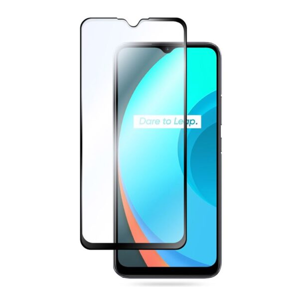 Crong 7D Nano Flexible Glass - Szkło hybrydowe 9H na cały ekran OPPO realme C11 - obrazek 2