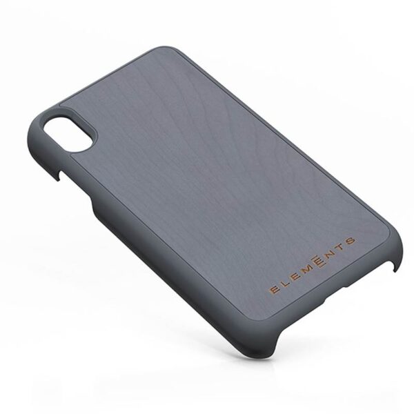 Nordic Elements Original Gefion - Drewniane etui iPhone Xs Max (Mid Grey) - obrazek 2