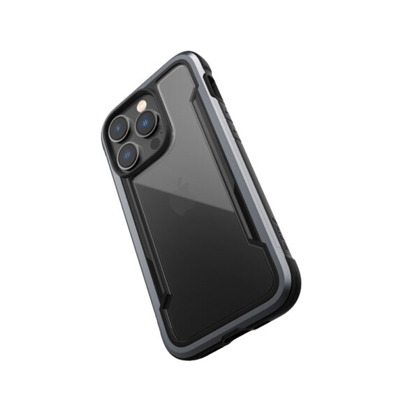 X-Doria Raptic Shield - Etui aluminiowe iPhone 14 Pro (Drop-Tested 3m) (Black) - obrazek 4