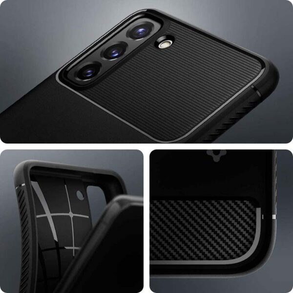 Spigen Rugged Armor - Etui do Samsung Galaxy S21 5G (Czarny) - obrazek 8