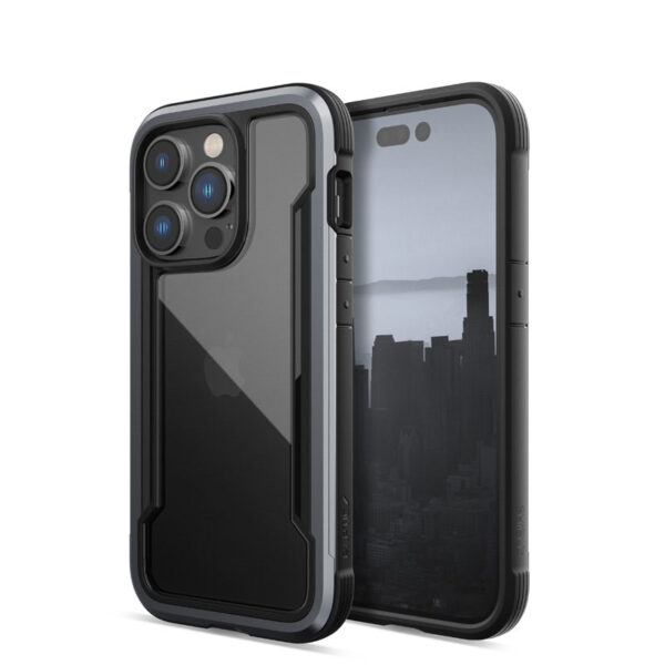 X-Doria Raptic Shield - Etui aluminiowe iPhone 14 Pro (Drop-Tested 3m) (Black) - obrazek 5