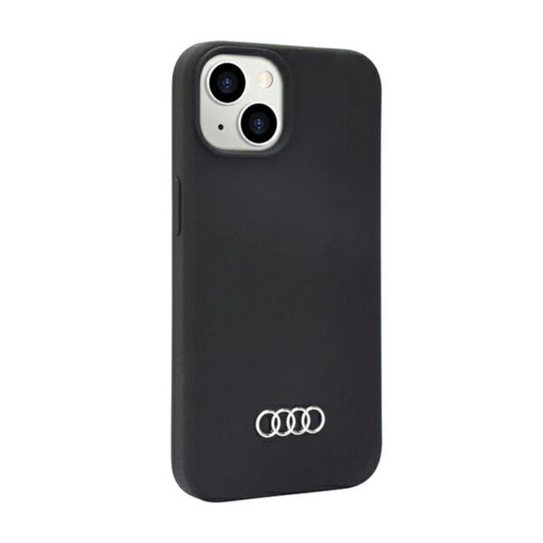 Audi Silicone Case - Etui iPhone 14 (Czarny) - obrazek 2