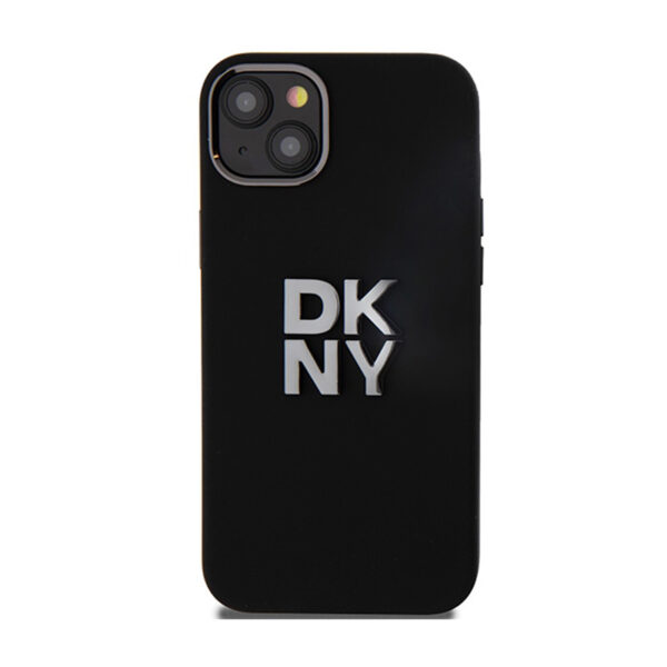 DKNY Liquid Silicone Metal Logo - Etui iPhone 15 Plus / 14 Plus (czarny) - obrazek 2