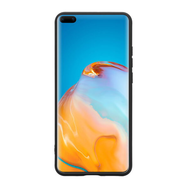 Crong Color Cover - Etui Huawei P40 (czarny) - obrazek 3