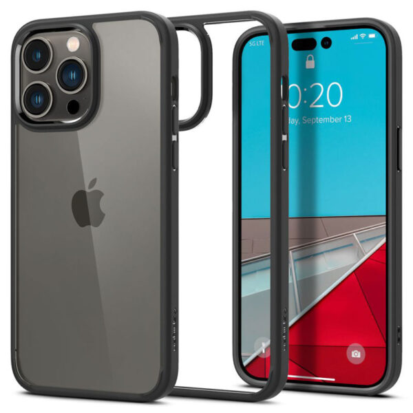 Spigen Ultra Hybrid -  Etui do iPhone 14 Pro Max (Czarny) - obrazek 5