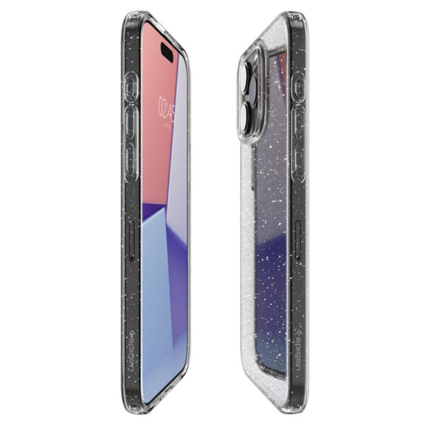 Spigen Liquid Crystal Glitter - Etui do iPhone 15 Pro (Przezroczysty) - obrazek 9