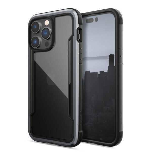 X-Doria Raptic Shield - Etui aluminiowe iPhone 14 Pro Max (Drop-Tested 3m) (Black) - obrazek 5