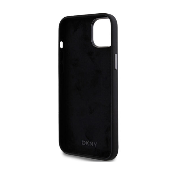 DKNY Liquid Silicone Metal Logo - Etui iPhone 15 Plus / 14 Plus (czarny) - obrazek 6