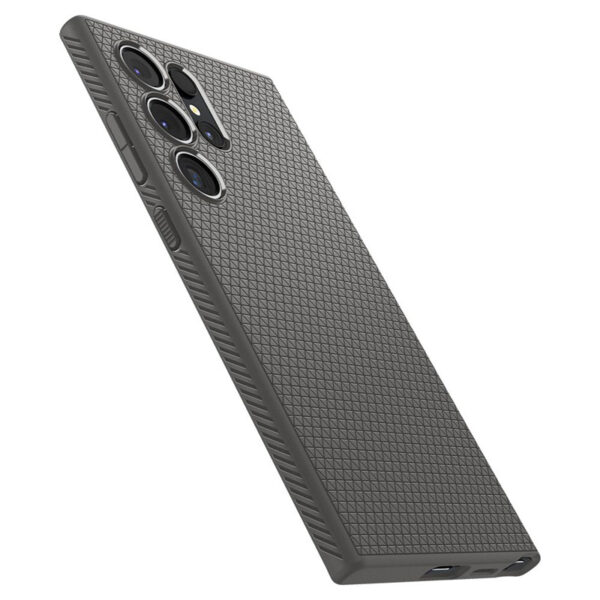 Spigen Liquid Air - Etui do Samsung Galaxy S24 Ultra (Granite Grey) - obrazek 8