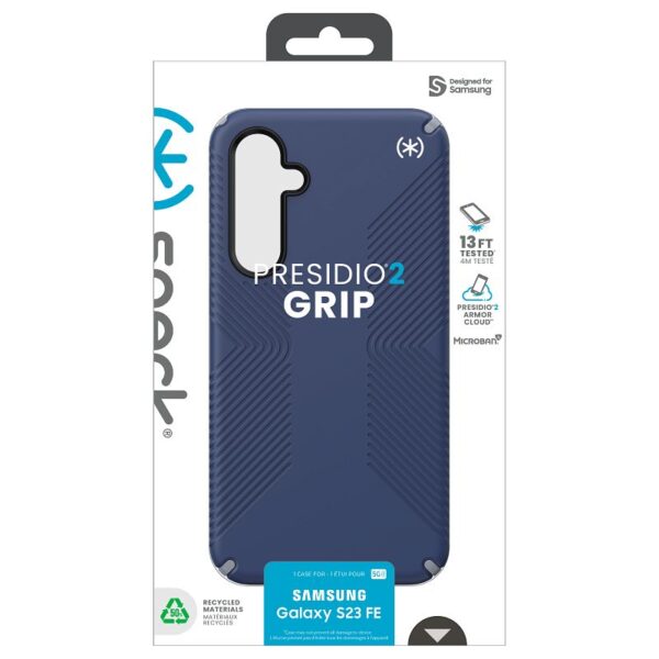 Speck Presidio2 Grip - Etui Samsung Galaxy S23 FE (Coastal Blue/Black/White) - obrazek 13