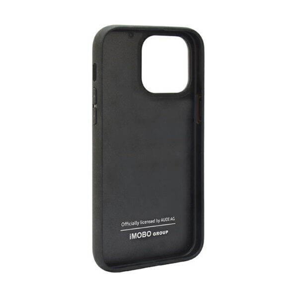 Audi Carbon Fiber Stripe - Etui iPhone 14 Pro (Czarny) - obrazek 4