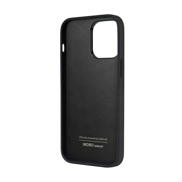 Audi Synthetic Leather - Etui iPhone 14 Pro Max (Czarny) - obrazek 6