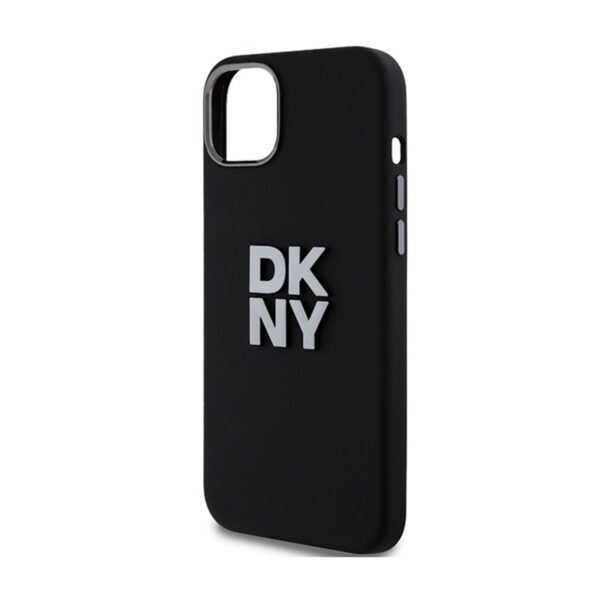 DKNY Liquid Silicone Metal Logo - Etui iPhone 15 / 14 / 13 (czarny) - obrazek 6