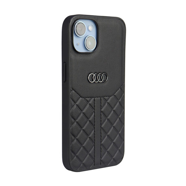 Audi Genuine Leather - Etui iPhone 14 (Czarny) - obrazek 2