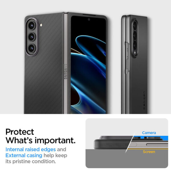 Spigen Airskin Pro - Etui do Samsung Galaxy Z Fold 5 (Czarny) - obrazek 10