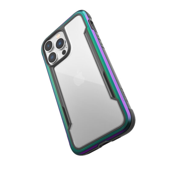 X-Doria Raptic Shield - Etui aluminiowe iPhone 14 Pro Max (Drop-Tested 3m) (Iridescent) - obrazek 4