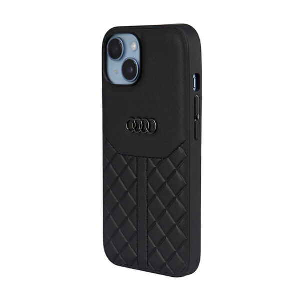 Audi Genuine Leather - Etui iPhone 14 (Czarny) - obrazek 3