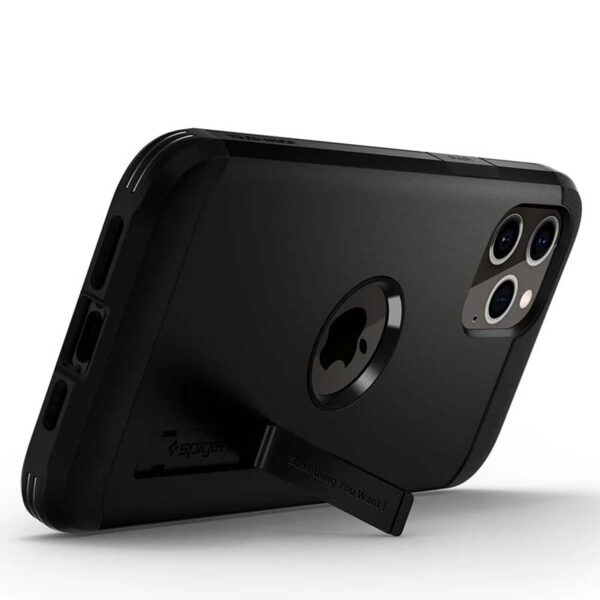 Spigen Tough Armor - Etui do iPhone 12 / iPhone 12 Pro (Czarny) - obrazek 4