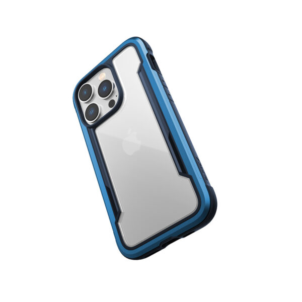 X-Doria Raptic Shield - Etui aluminiowe iPhone 14 Pro (Drop-Tested 3m) (Marine Blue) - obrazek 4