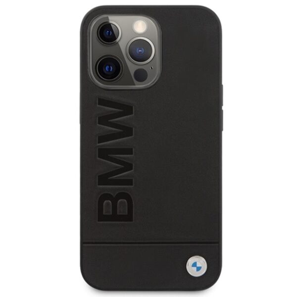 BMW Signature Logo Imprint MagSafe - Etui iPhone 14 Pro (Czarny) - obrazek 3