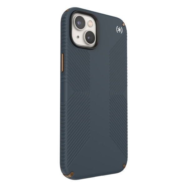 Speck Presidio2 Grip - Antypoślizgowe etui iPhone 15 Plus / 14 Plus (Charcoal / Cool Bronze / Slate) - obrazek 3