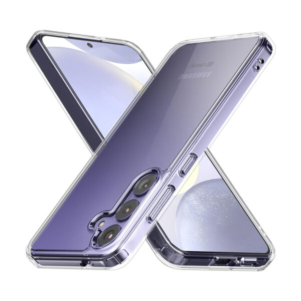 Crong Crystal Shield Cover - Etui Samsung Galaxy S24+ (przezroczysty)