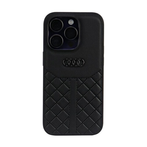 Audi Genuine Leather - Etui iPhone 14 Pro (Czarny)