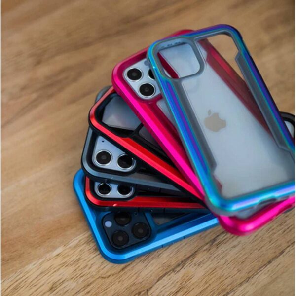 X-Doria Raptic Shield - Etui aluminiowe iPhone 14 Pro Max (Drop-Tested 3m) (Iridescent) - obrazek 11